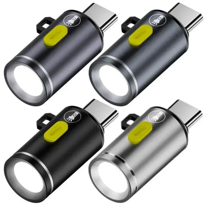 Type-C Rechargeable Mini LED Flashlight - Urbizia