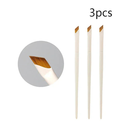 Ultra Thin Angled Eyeliner Brush Precision Detail Makeup Brush