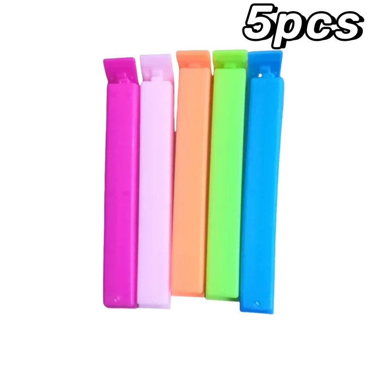 Colorful Reusable Food Bag Sealing Clips Set