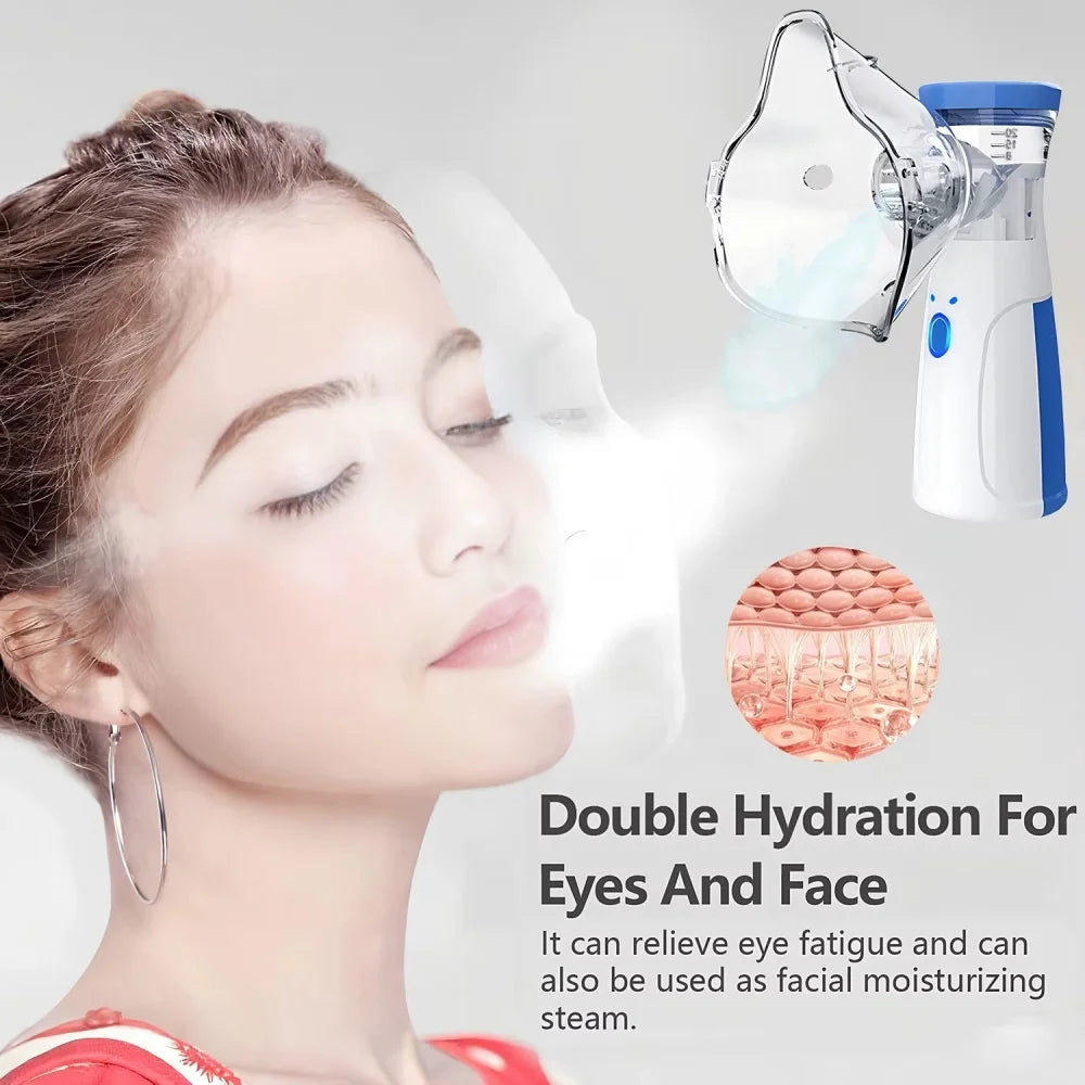 Revitalize Facial Steamer and Humidifier 2-in-1 Nano Ion Mist for Skin Moisturizing and Air Moisturizing with Water Tank