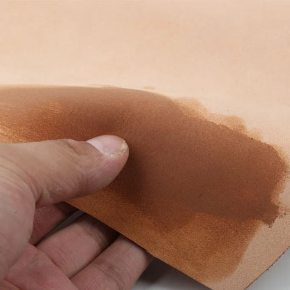 First-layer pure cowhide without coating, matte original color leather skin embryo matte surface, water-absorbing and breathable