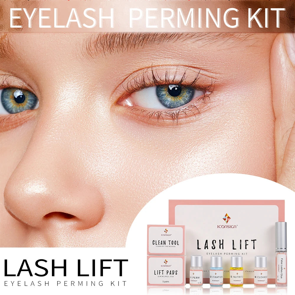 ICONSIGN Lash Lift Kit Lifiting Eyelash Enhancer Eyelash Lifting Kit Lash Perm Eye Makeup