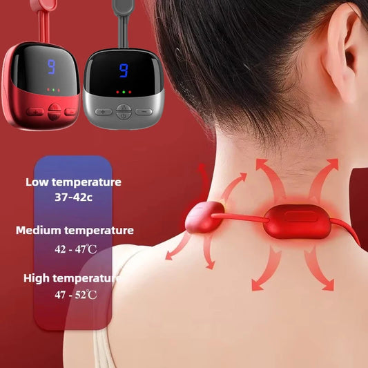 Smart Hanging Neck Shoulder Cervical Spine Massager Hot Compress Neck Artifact Dredging Spine Neck Protector