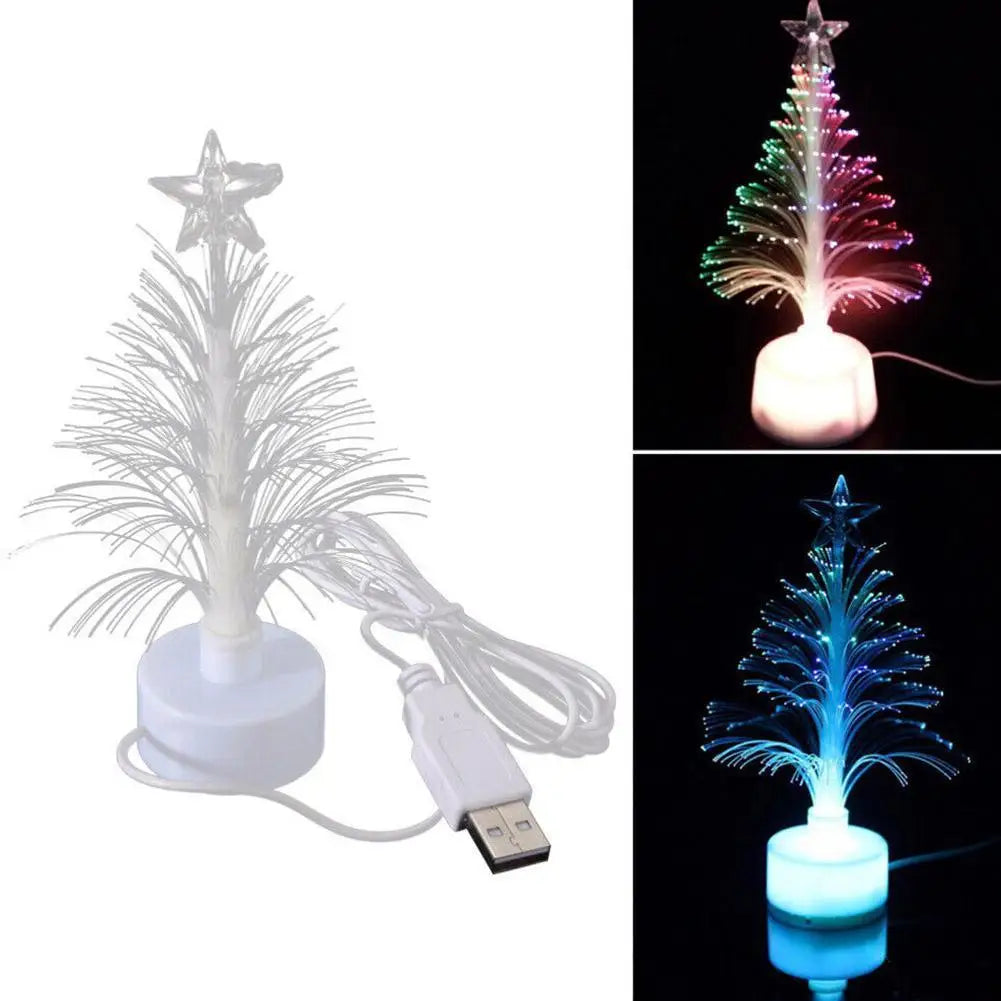 Mini USB Fiber Optic Christmas Tree