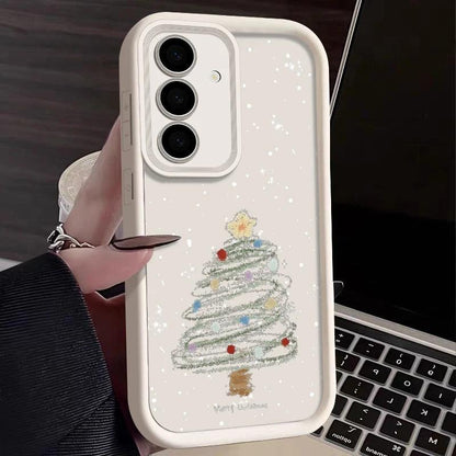Christmas Tree Soft TPU Case for Samsung Galaxy – Festive Silicone Cover