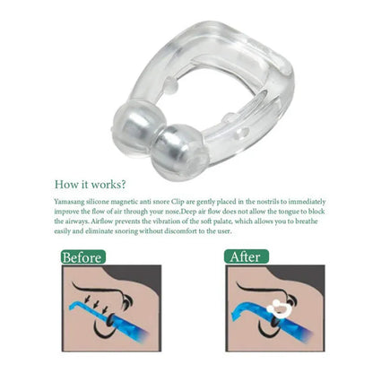 Magnetic Silicone Snore Stopper Nose Clip