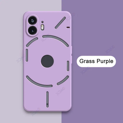 Luxury Soft Dual Layer Covers for Nothing Phone 1 2 NothingPhone1 NothingPhone2 5G Camera Protection Square Liquid Silicone Case