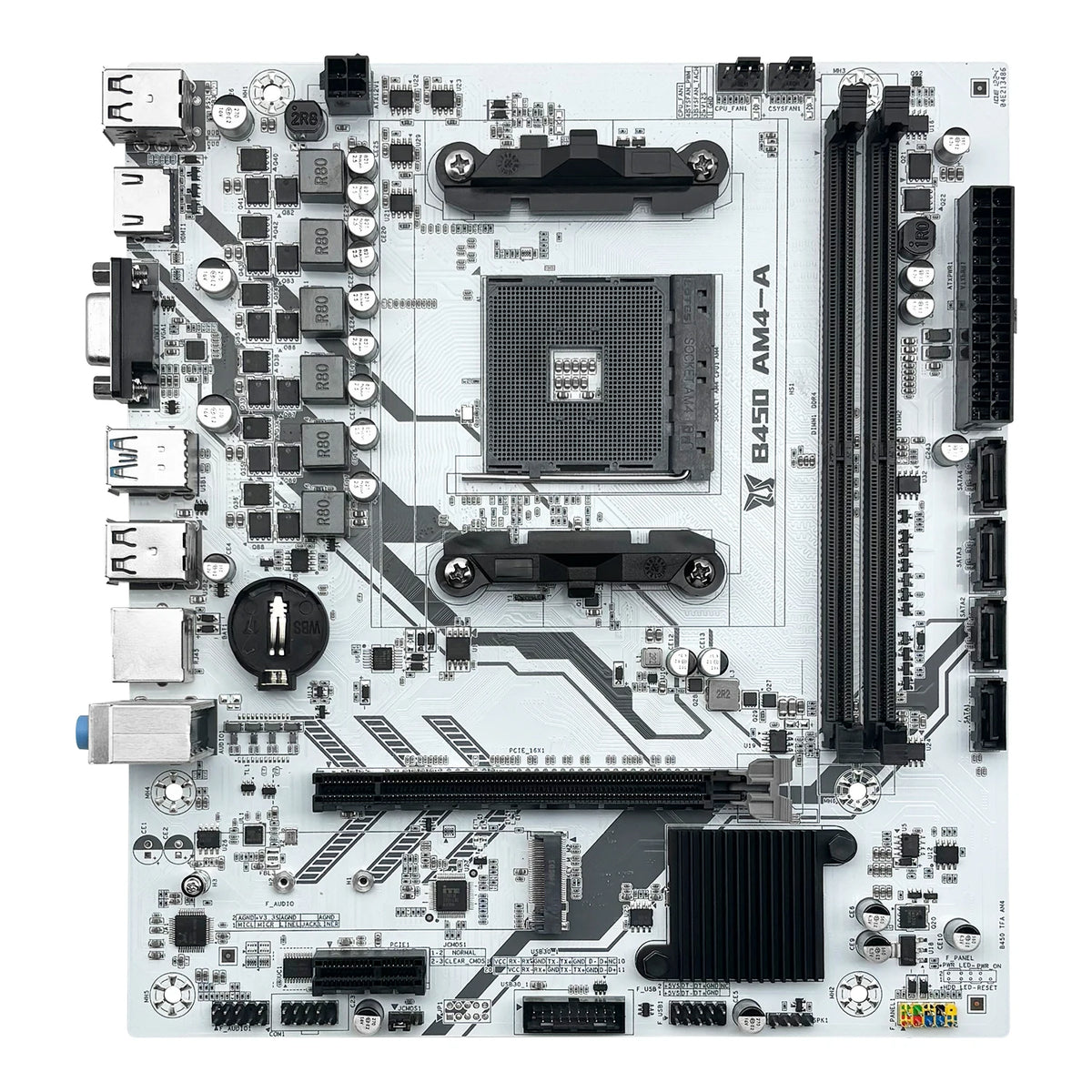 MACHINIST B450 AM4 Motherboard AMD CPU Processor Dual-channel DDR4 Memory Mainboard M.2 NVME (Supports Ryzen 5500 5600 5600G CPU)