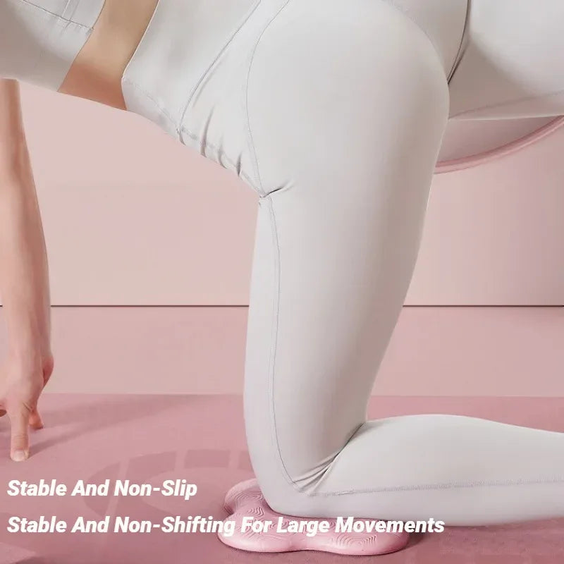 TPE Thickened Anti Slip Yoga Kneeling Protective Pad Knee Soft Flat Support Rebound Non-Slip Sports Fitness Mat Shock Absorption - Urbizia