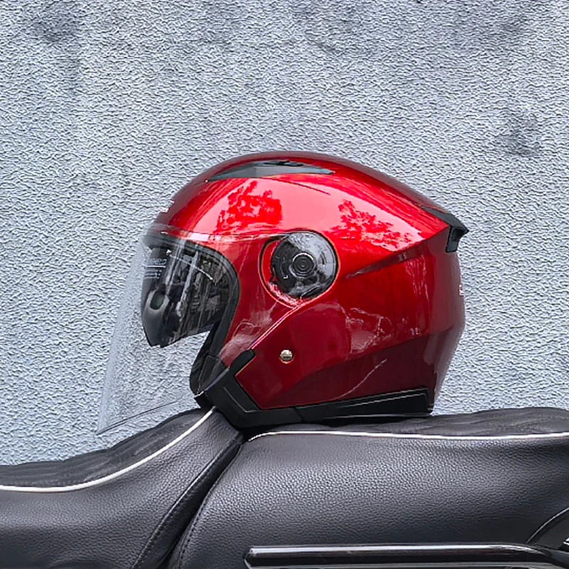 Motorcycle Helmet Male Female Four Seasons capacete para motocicleta cascos para moto Double Lens