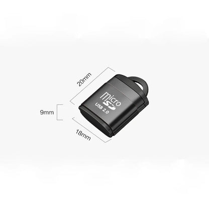 USB Micro SD Card Reader Chain TF Card Writer Mini Extend Memory Dongle Car Speaker Adapter Computer Laptop Music Play Converter