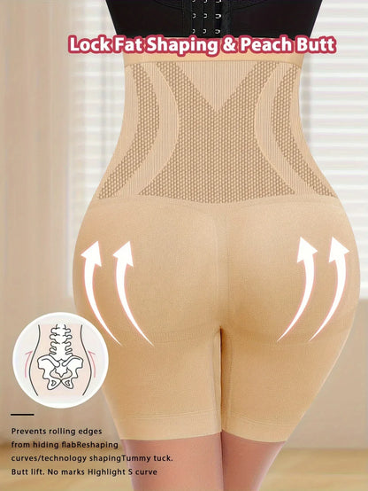 1pcs High Waist Tummy Contouring Seamless Panties Seamless Panties Women's Panties Four Corner Panties Flat Panties Comfortable