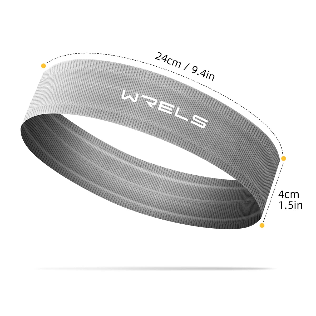 Sports Headband Anti Slip Yoga Hair Band Quick Dry Running Sweatband Workout Headbands for Women Men