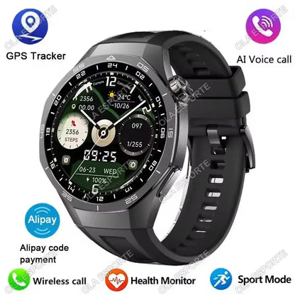 New Watch 5 Smart Watch 5 Pro Men HD AMOLED Screen GPS Heart rate Bluetooth Call IP68 Waterproof Man Smartwatch Holiday Gifts - Urbizia