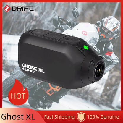 Drift Ghost XL Action Camera 1080P HD WiFi Sports Cam 9H Long Battery IPX7 Waterproof Motorcycle Helmet Bike Outdoor Video Camco