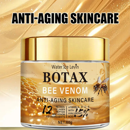 Peptide Bee Venom Cream with Retinol - Plumping Hydration, Vitamin Infusion, Fast Absorption, Winter Skin Renewal