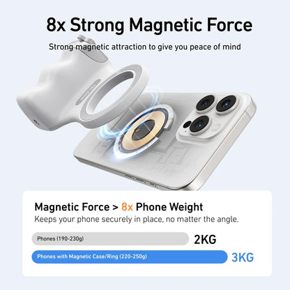 TELESIN Phone Camera Shoot Hand Grip Magnetic Smart Phone Holder Shooting Aid Remote Control Handle For Iphone Android Phone