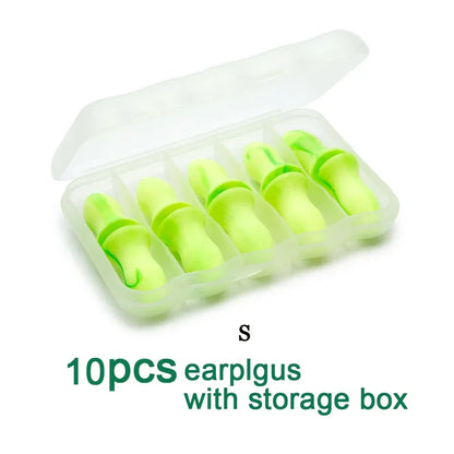 S/M/L Soundproof Sleeping Ear Plugs Earplugs For Sleeping Special Mute Soft Slow Rebound Student Anti-Noise Protection Earplug
