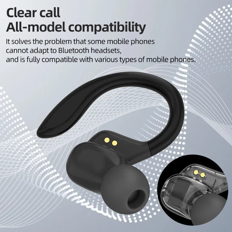 Original SP16 Sports Wireless Earphones over Ear Buds with Earhooks True Wireless Running In-Ear Headphones With Mic Otemkay
