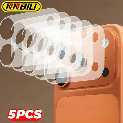 NNBILI 5Pcs Matte Lens Film For IPhone 17 Pro Max 17 Pro 17 Air 17 Phone Accessories   Anti Fingerprint Anti Scratch Durable