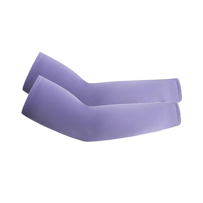 2Pcs Unisex Cooling Arm Sleeves Cover Sports Running UV Sun Protection Outdoor Men Fishing Cycling Quick Dry Arm Warmer