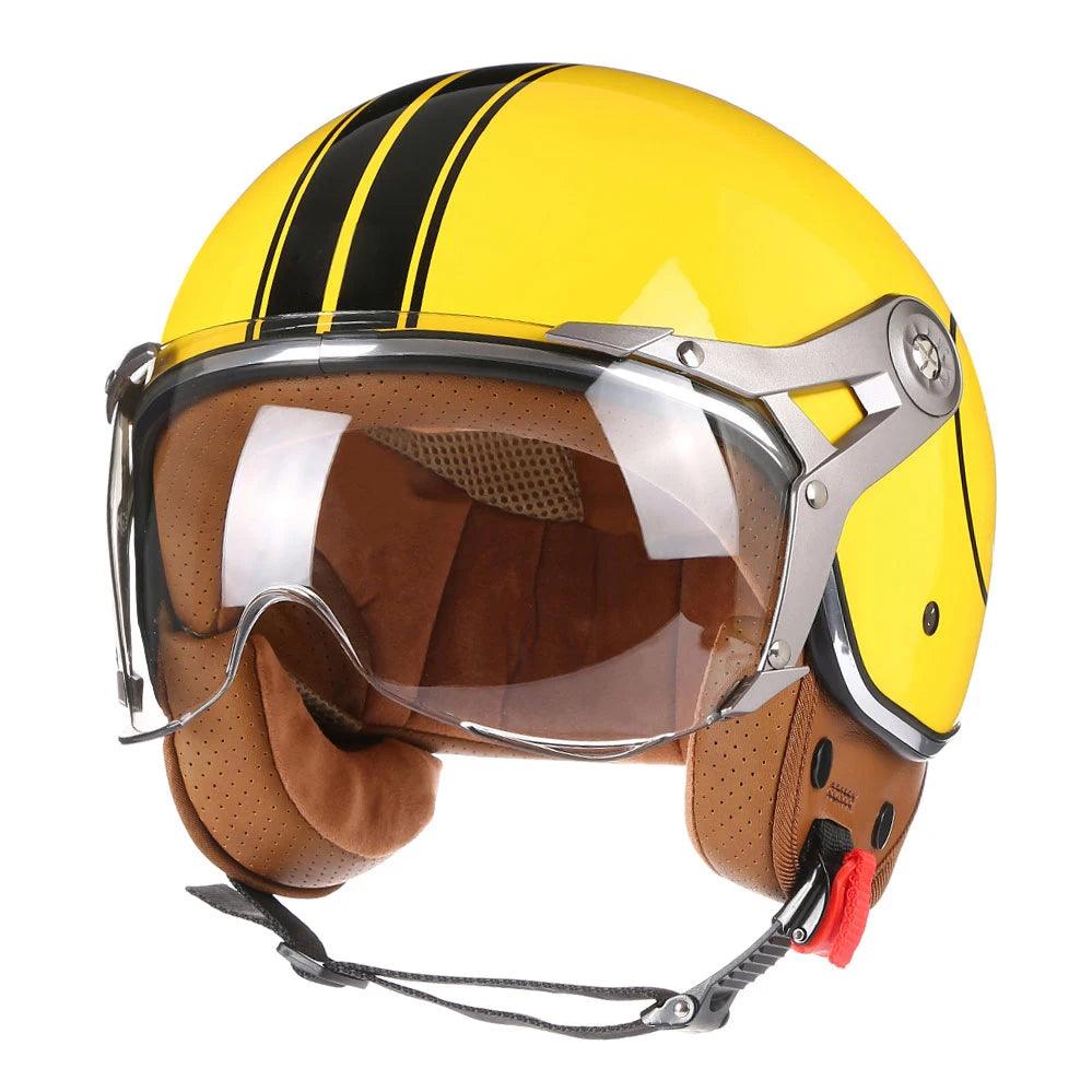 BLD Open-Face ABS Motorcycle Helmet, M–XL