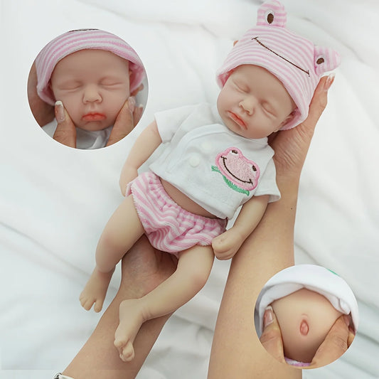 12" Micro Preemie Full Silicone Baby Doll – Lifelike Girl Reborn Doll
