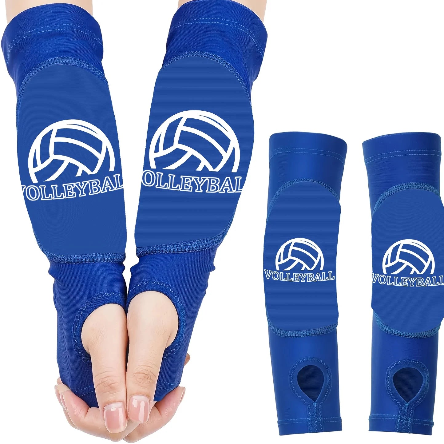 Girls Volleyball Arm Sleeves, 1 Pair Padded Volleyball Passing Sleeves with Foam Protection, Volley Ball Arm Protector for Youth