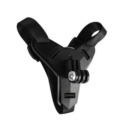 Motorcycle Helmet Chin Strap Mount Phone Clip Holder For GoPro insta360 Osmo SJCAM AKASO For iPhone Huawei Samsung Smartphones