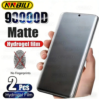 NNBILI 2Pcs Matte Hydrogel Film For Samsung For Galaxy S26 Ultra S25 S24 S23 S22 S21 S20 Plus FE No Fingerprint Screen Protector