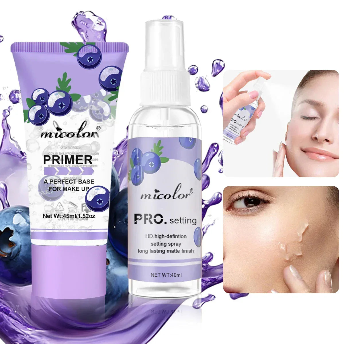 Makeup Set – Primer & Setting Spray for Flawless Base - Urbizia