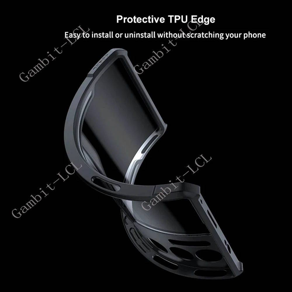 For ZTE Nubia Neo 2 5G Case Transparent Cover Luxury Shockproof Bumper Protective Ring Holder Shell Plain Cases  NubiaNeo2 Neo2