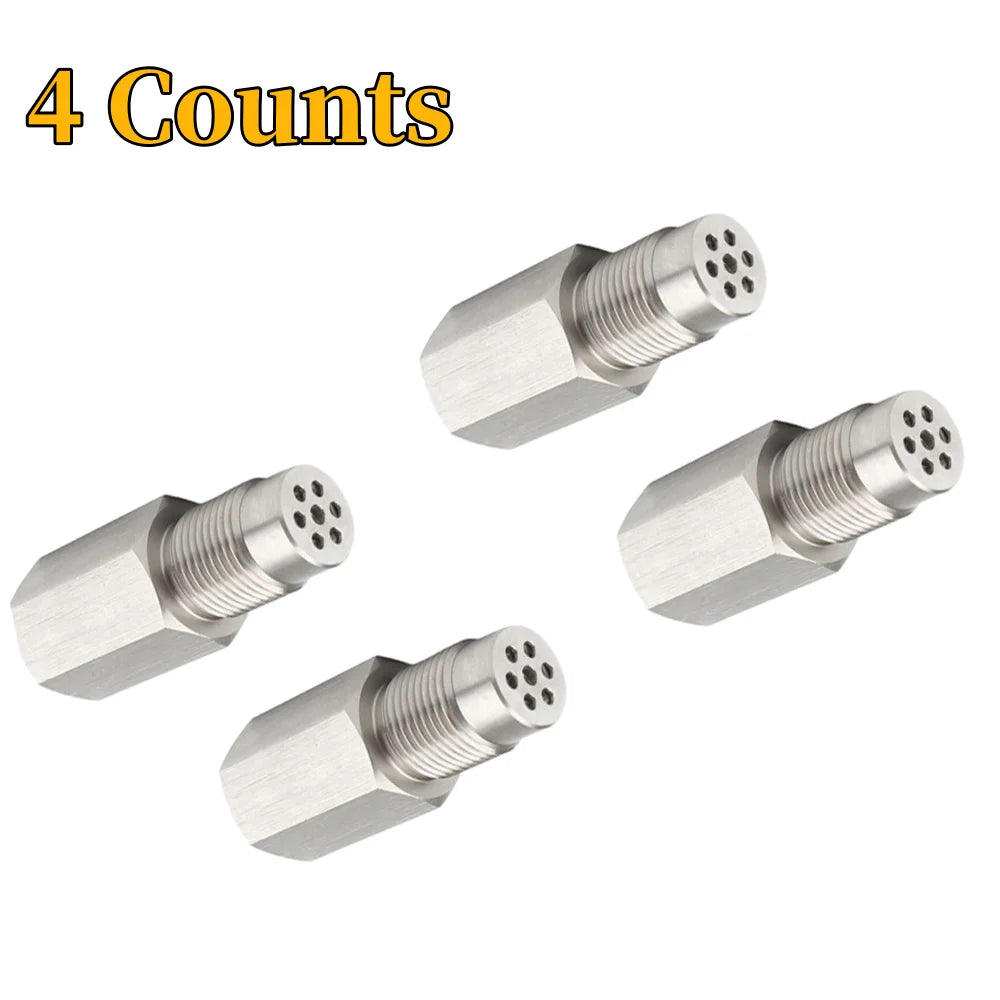 4PCS Sensor Spacer Adapter Check Engine Light CEL mini catalyst O2 Sensor Spacer Adapter M18X1.5