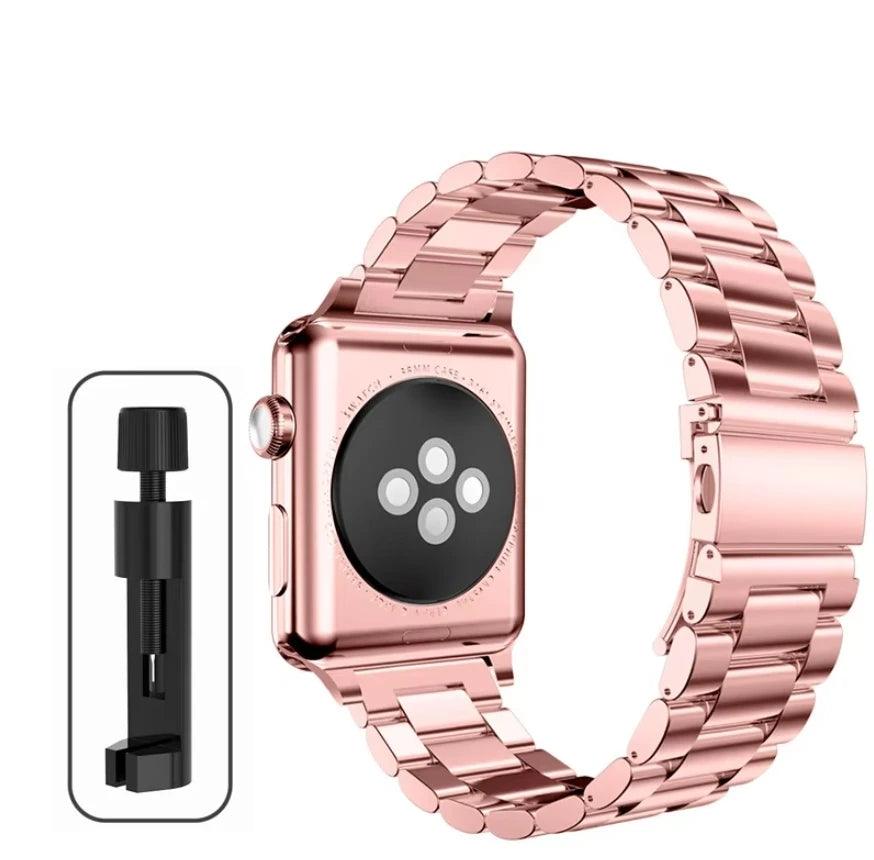 Stainless Steel Strap For Apple Watch Band 45mm Ultra 49mm 41mm 40mm 44mm 46mm Strap Metal Bracelet For Iwatch Series 11 10 42mm