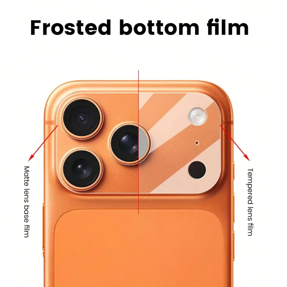 NNBILI 5Pcs Matte Lens Film For IPhone 17 Pro Max 17 Pro 17 Air 17 Phone Accessories   Anti Fingerprint Anti Scratch Durable