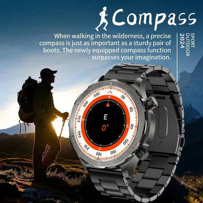 2026 New GPS Smart Watch Men AMOLED Screen Always Show Time Heart Rate IP68 Waterproof Bluetooth Call Sports Fitness Smart Watch - Urbizia