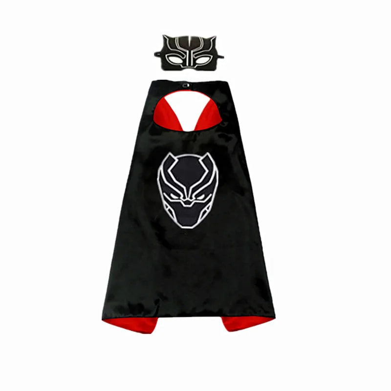 MINISO Superhero Cape – Cartoon Anime Cosplay Costume with Mask for Kids Halloween Birthday Gift