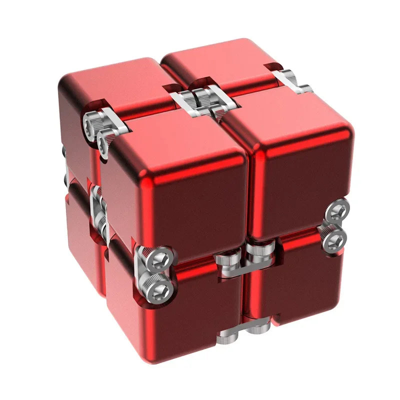 Metal Magnetic Pocket Cube 2x2 Puzzle Toy for Stress Relief