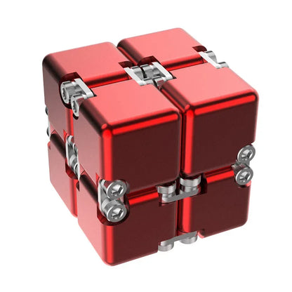 Metal Magnetic Pocket Cube 2x2 Puzzle Toy for Stress Relief