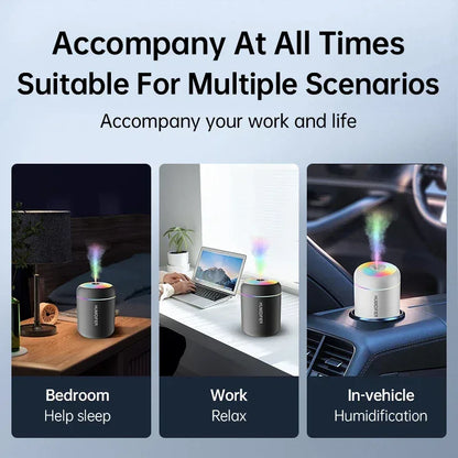 Mini USB Air Humidifier & Aroma Diffuser – 180ml - Urbizia