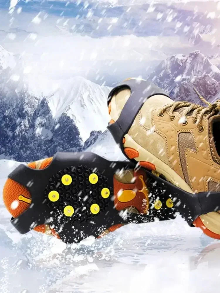 Outdoor 10 Teeth Anti‑Slip Climbing Crampons Ice Cleats - Urbizia