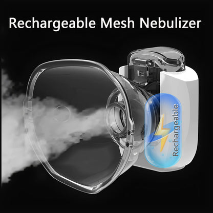 Rechargeable Atomizer Kids Adult Saving Emergency Device Nebulizer Silent Mesh Mini First Aid Kit Handheld Asthma Inhaler