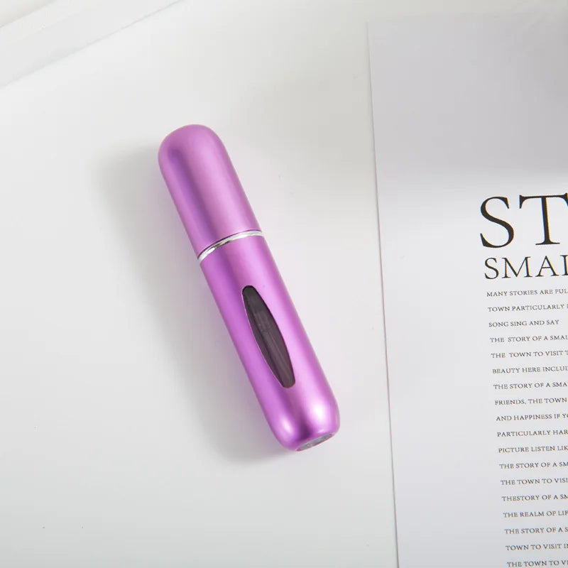 1/3/5/10pcs travel Leak portable mini perfume bottle with Bottom Fill Function aluminum refillable 5ml spray bottle