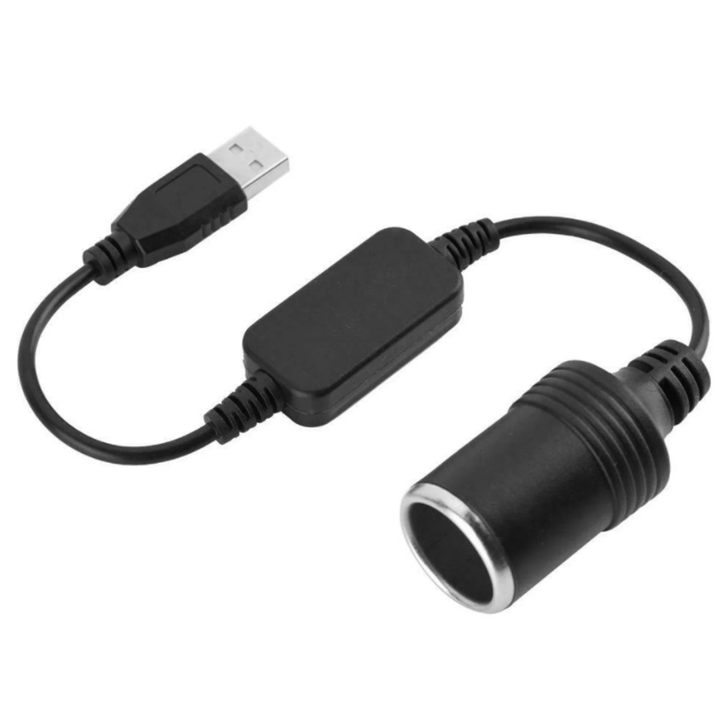 34.5cm USB 12V Car Voltage Conversion Socket Power Adapter Charger Cable Line I