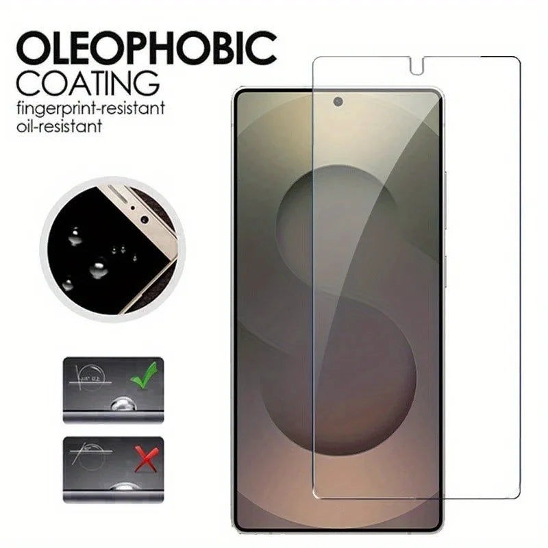 4Pcs 9H Screen Protector Suitable SBg for Samsung galaxy S25 S24 Ultra S23 S22 S21 Plus Tempered Glass For Samsung S25 FE Glass