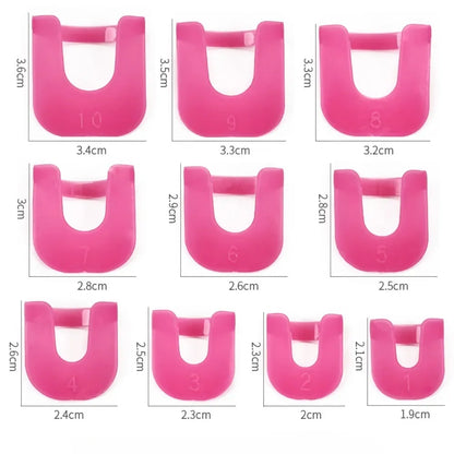 26pcs/set 10 Sizes G Curve Shape Varnish Shield Nail Protector Finger Cover Spill-Proof French Stickers Manicure Nail Art Tools
