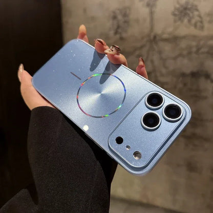 Magnetic Glitter Aurora MagSafe Case for iPhone