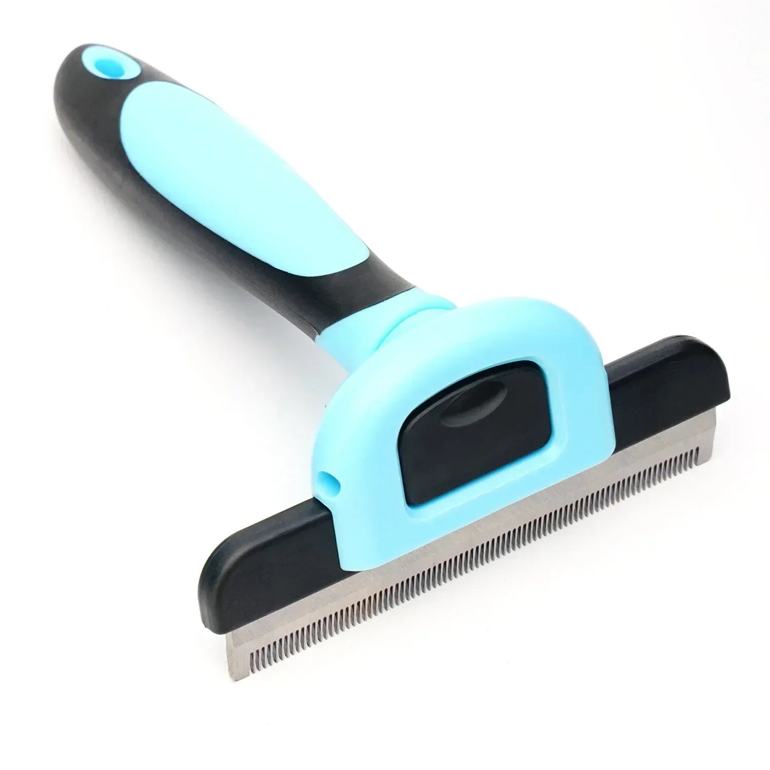 Pet Grooming Brush-Double Sided Shedding and Dematting Undercoat Rake Comb for Dogs and Cats Grooming and Care Deshedding Tool - Urbizia