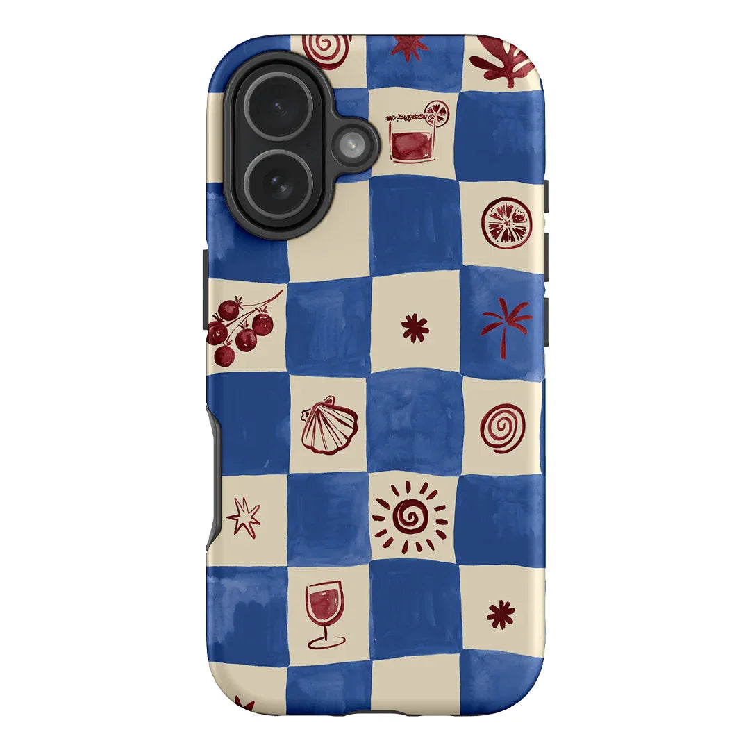Luxury Clmj Summer Beach Phone Case for iPhone 17 17e 16e 16 15 14 13 12 11 X XS XR Air Pro Max Plus Double-layer Back Cover