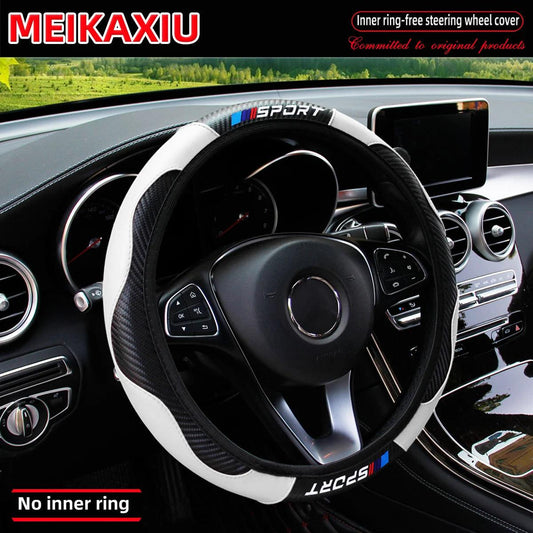 All-Season Carbon Fiber Sport Steering Wheel Cover